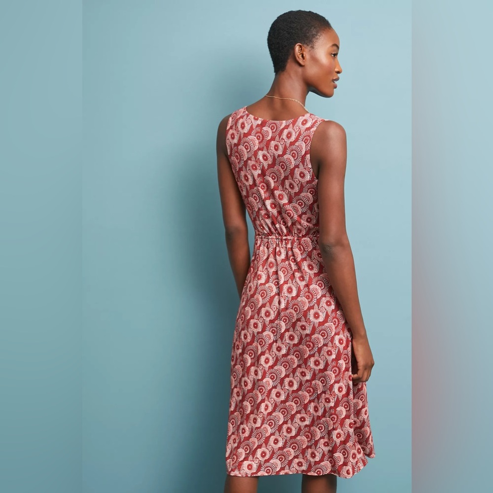 Anthropologie Maeve Yvette Ruched Dress - Picture 3 of 11